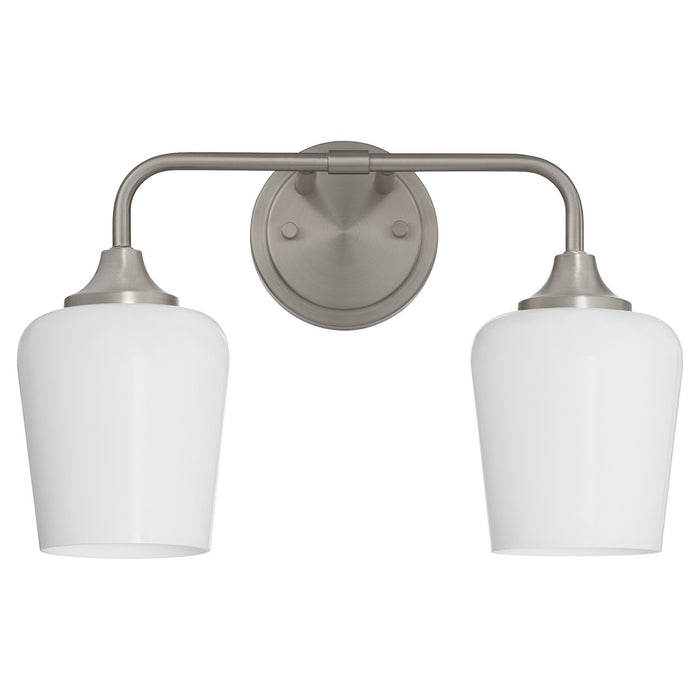 Myhouse Lighting Quorum - 5313-2-265 - Two Light Wall Mount - Raymond - Satin Nickel