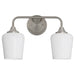 Myhouse Lighting Quorum - 5313-2-265 - Two Light Wall Mount - Raymond - Satin Nickel