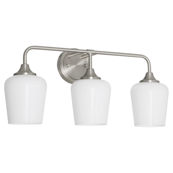 Myhouse Lighting Quorum - 5313-3-265 - Three Light Wall Mount - Raymond - Satin Nickel