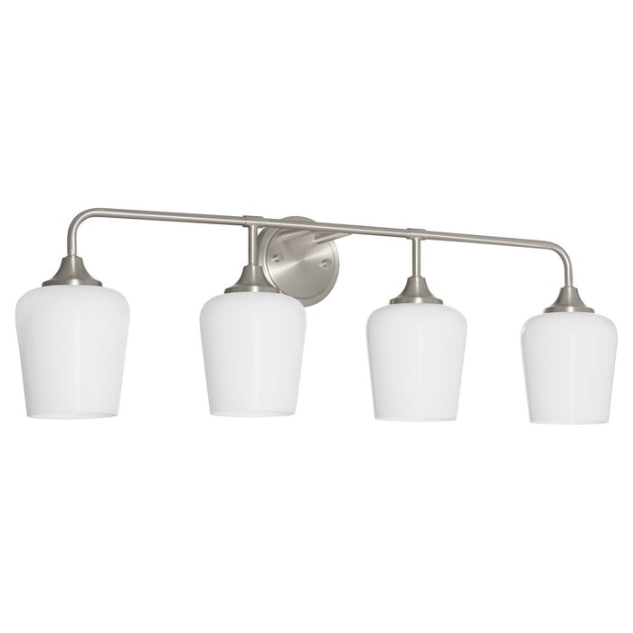 Myhouse Lighting Quorum - 5313-4-265 - Four Light Wall Mount - Raymond - Satin Nickel