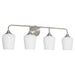 Myhouse Lighting Quorum - 5313-4-265 - Four Light Wall Mount - Raymond - Satin Nickel