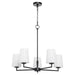 Myhouse Lighting Quorum - 6204-5-259 - Five Light Chandelier - Goodwin - Matte Black