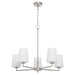 Myhouse Lighting Quorum - 6204-5-265 - Five Light Chandelier - Goodwin - Satin Nickel