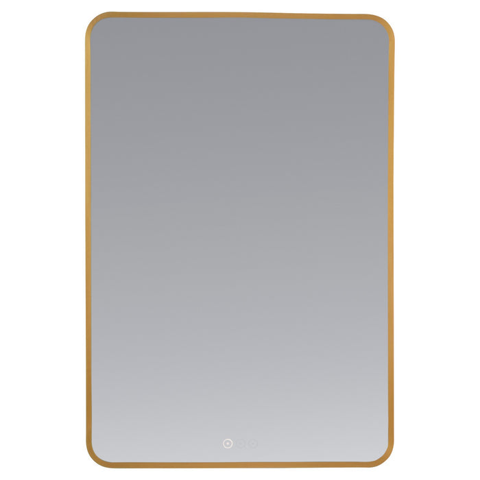 Myhouse Lighting Quorum - 92-2436-47 - LED Mirror - Aero - Brushed Brass