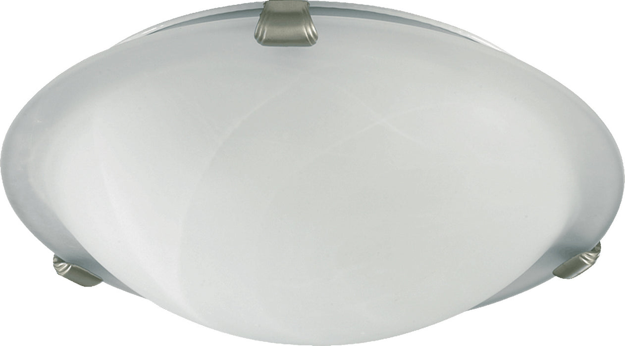 Myhouse Lighting Quorum - 3000-12-65 - Two Light Ceiling Mount - 3000 Ceiling Mounts - Satin Nickel