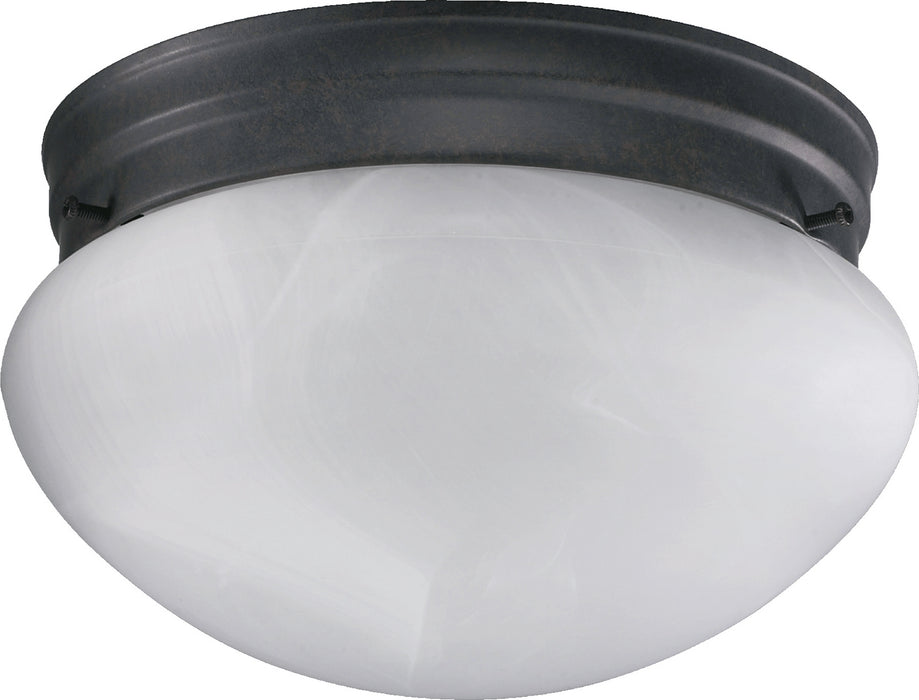 Myhouse Lighting Quorum - 3021-6-44 - One Light Ceiling Mount - 3021 Faux Alabaster Mushrooms - Toasted Sienna