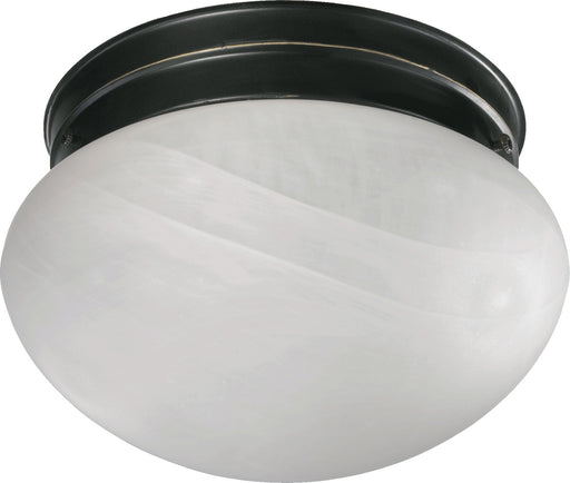 Myhouse Lighting Quorum - 3021-6-95 - One Light Ceiling Mount - 3021 Faux Alabaster Mushrooms - Old World