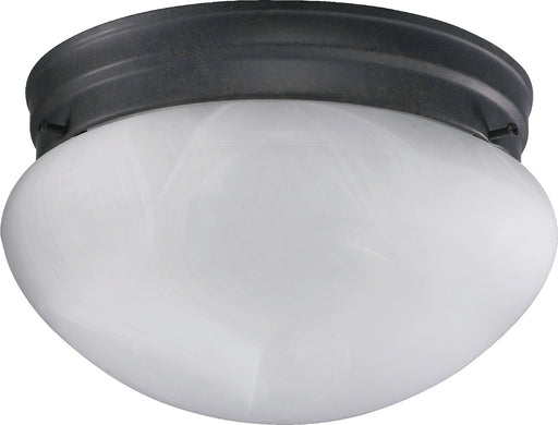 Myhouse Lighting Quorum - 3021-8-44 - Two Light Ceiling Mount - 3021 Faux Alabaster Mushrooms - Toasted Sienna