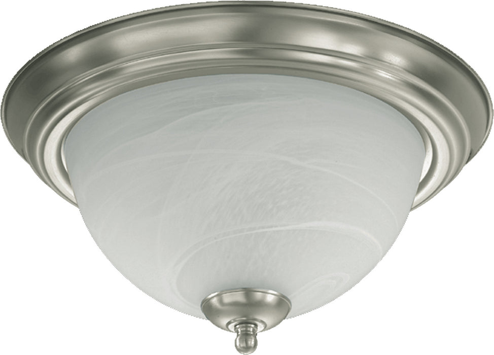 Myhouse Lighting Quorum - 3066-13-65 - Two Light Ceiling Mount - 3066 Ceiling Mounts - Satin Nickel