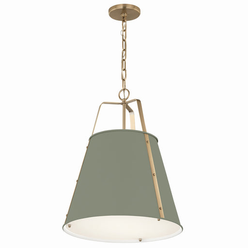 Myhouse Lighting Kichler - 52711HGN - Two Light Pendant - Etcher - HERITAGE GREEN