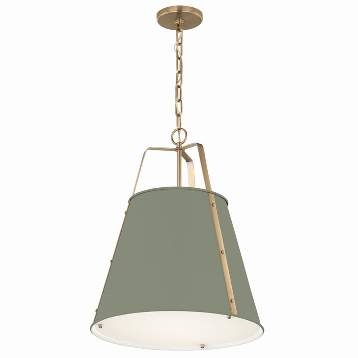 Myhouse Lighting Kichler - 52711HGN - Two Light Pendant - Etcher - HERITAGE GREEN