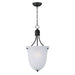 Myhouse Lighting Maxim - 10048FTBK - Three Light Foyer Pendant - Logan - Black