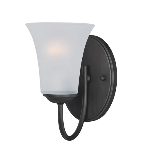 Myhouse Lighting Maxim - 10051FTBK - One Light Wall Sconce - Logan - Black