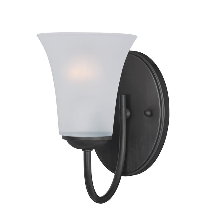 Myhouse Lighting Maxim - 10051FTBK - One Light Wall Sconce - Logan - Black
