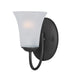Myhouse Lighting Maxim - 10051FTBK - One Light Wall Sconce - Logan - Black