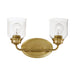 Myhouse Lighting Maxim - 12262CDNAB - Two Light Bath Vanity - Acadia - Natural Aged Brass
