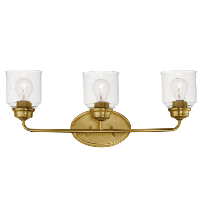 Myhouse Lighting Maxim - 12263CDNAB - Three Light Bath Vanity - Acadia - Natural Aged Brass