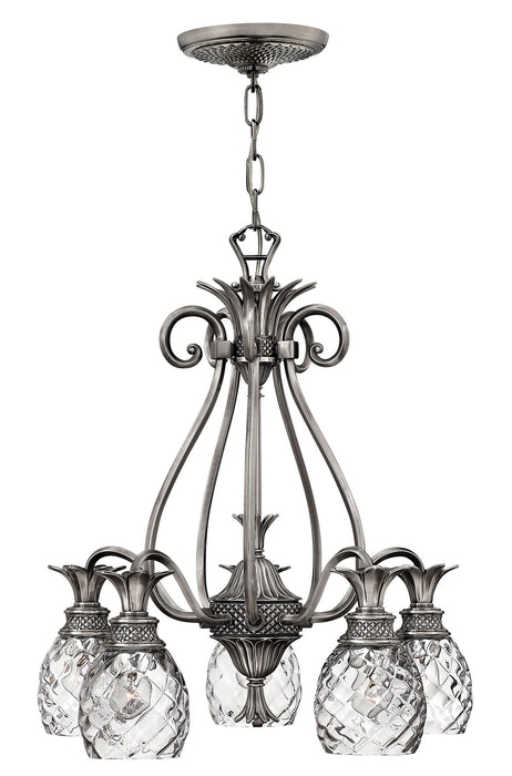 Myhouse Lighting Hinkley - 4885PL - LED Foyer Pendant - Plantation - Polished Antique Nickel