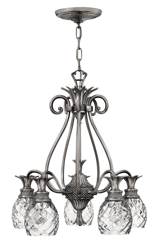 Myhouse Lighting Hinkley - 4885PL - LED Foyer Pendant - Plantation - Polished Antique Nickel