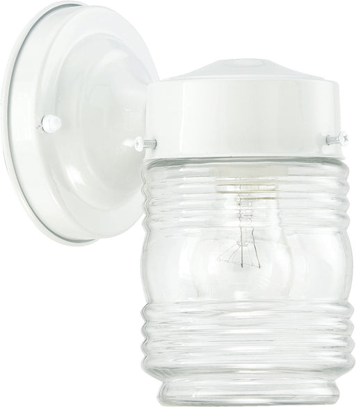 Myhouse Lighting Quorum - 5010-6 - One Light Wall Mount - Jelly Jars - White