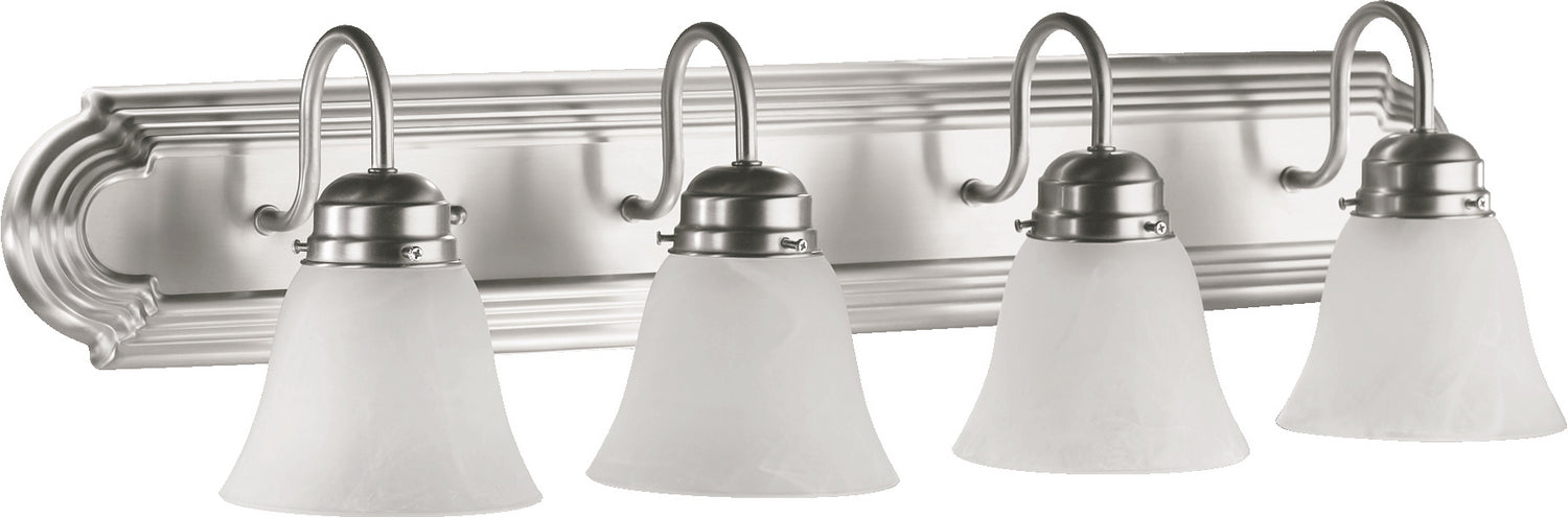 Myhouse Lighting Quorum - 5094-4-165 - Four Light Vanity - 5094 Vanities - Satin Nickel