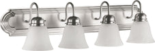 Myhouse Lighting Quorum - 5094-4-165 - Four Light Vanity - 5094 Vanities - Satin Nickel