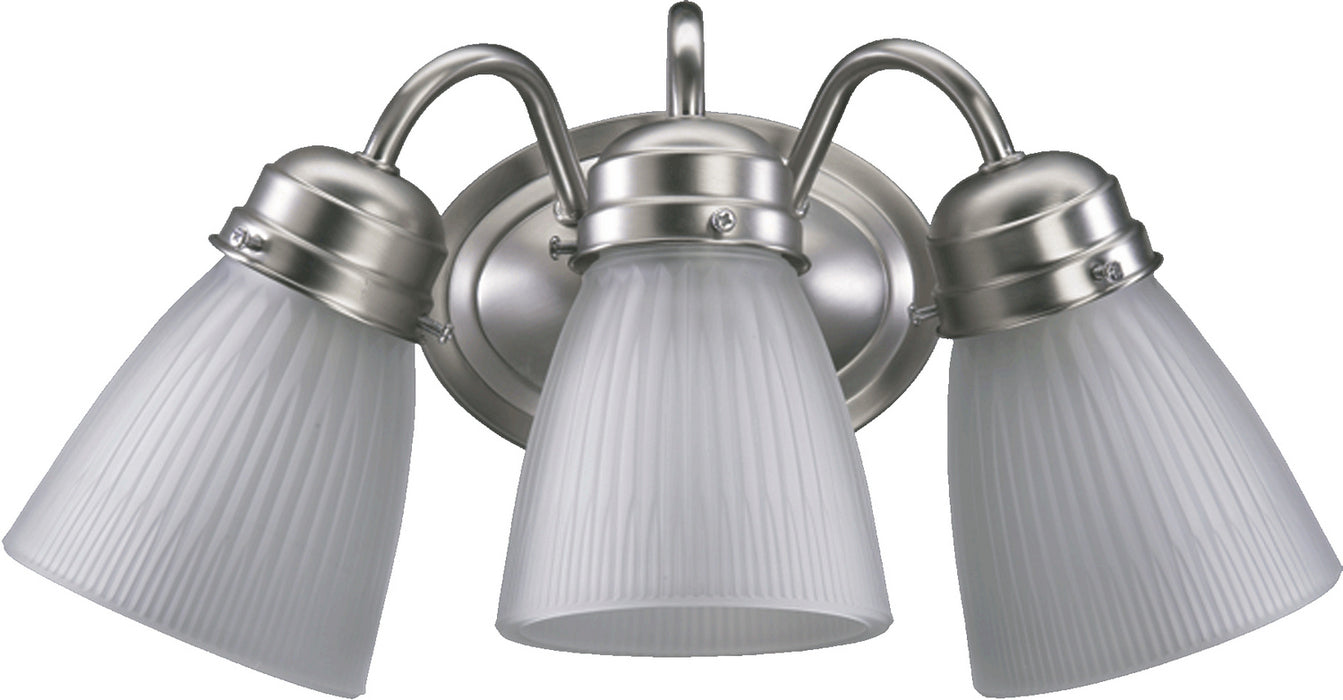 Myhouse Lighting Quorum - 5403-3-165 - Three Light Wall Mount - 5403 Lighting Series - Satin Nickel