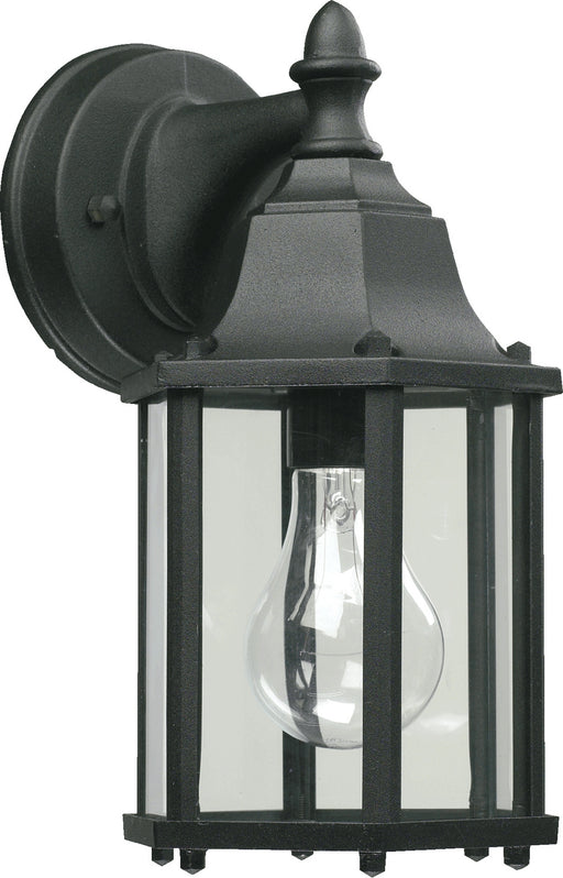 Myhouse Lighting Quorum - 786-15 - One Light Wall Mount - Aluminum Box Lanterns - Black