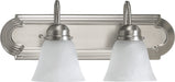 Myhouse Lighting Quorum - 5094-2-165 - Two Light Vanity - 5094 Vanities - Satin Nickel