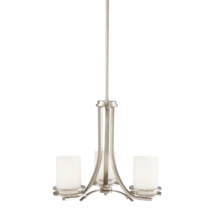 Myhouse Lighting Kichler - 1671NI - Three Light Chandelier - Hendrik - Brushed Nickel