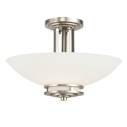 Myhouse Lighting Kichler - 3674NI - Two Light Semi Flush Mount - Hendrik - Brushed Nickel