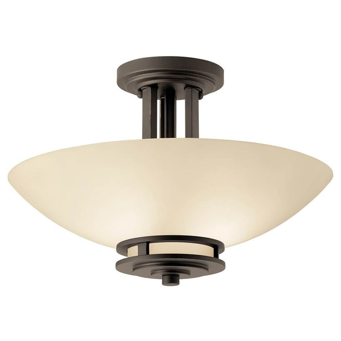 Myhouse Lighting Kichler - 3674OZ - Two Light Semi Flush Mount - Hendrik - Olde Bronze