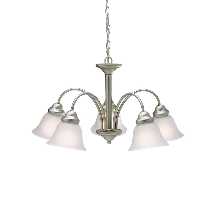 Myhouse Lighting Kichler - 2093NI - Five Light Chandelier - Wynberg - Brushed Nickel