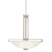 Myhouse Lighting Kichler - 3299NI - Four Light Pendant - Eileen - Brushed Nickel