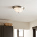 Myhouse Lighting Kichler - 8109NI - Two Light Flush Mount - No Family - Brushed Nickel