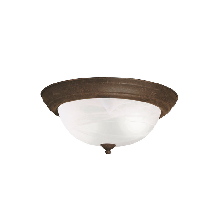 Myhouse Lighting Kichler - 8109TZ - Two Light Flush Mount - No Family - Tannery Bronze