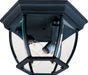 Myhouse Lighting Maxim - 1029BK - Three Light Outdoor Ceiling Mount - Crown Hill - Black