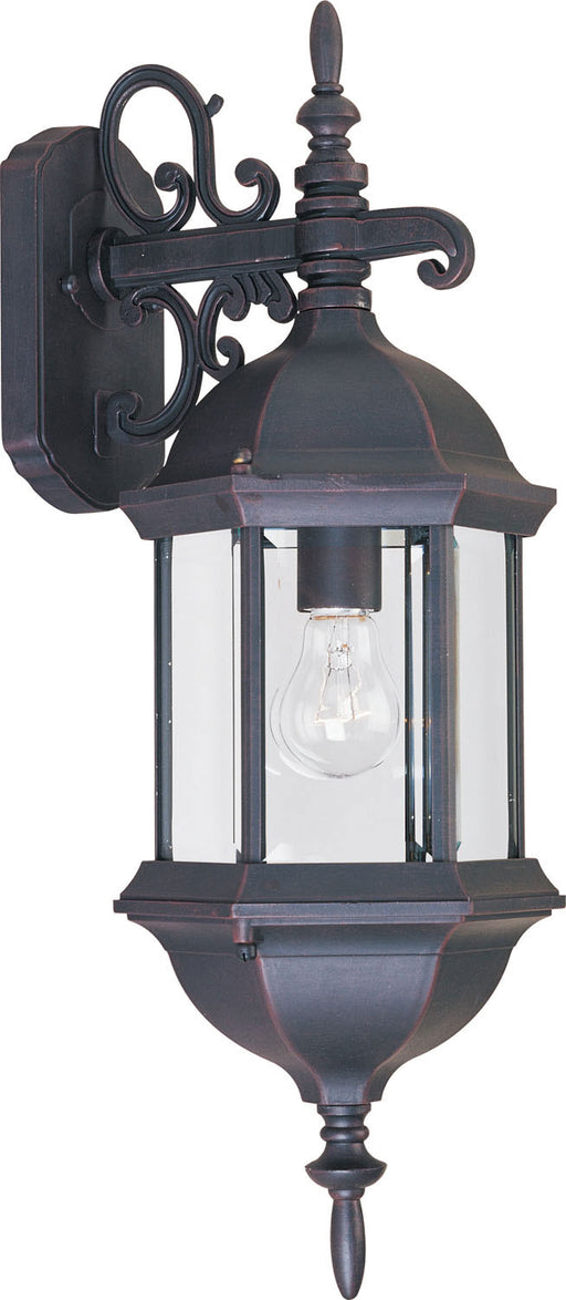 Myhouse Lighting Maxim - 1072CLEB - One Light Outdoor Wall Lantern - Builder Cast - Empire Bronze