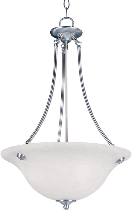 Myhouse Lighting Maxim - 2682MRSN - Three Light Pendant - Malaga - Satin Nickel