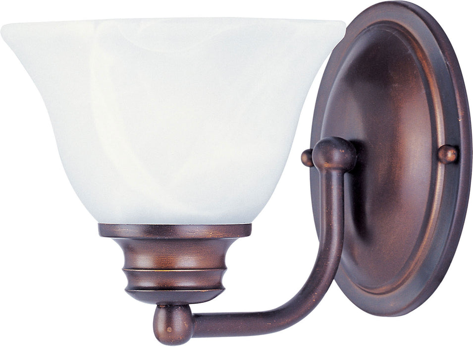 Myhouse Lighting Maxim - 2686MROI - One Light Wall Sconce - Malaga - Oil Rubbed Bronze