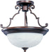 Myhouse Lighting Maxim - 5844MROI - Three Light Semi-Flush Mount - Essentials - 584x - Oil Rubbed Bronze