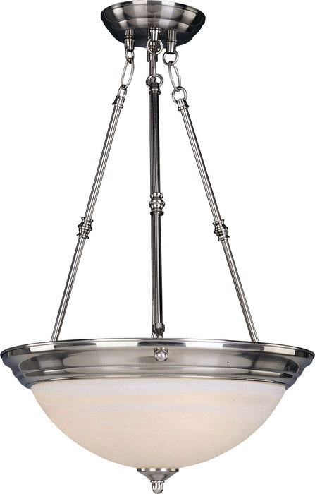 Myhouse Lighting Maxim - 5845MRSN - Three Light Pendant - Essentials - 584x - Satin Nickel