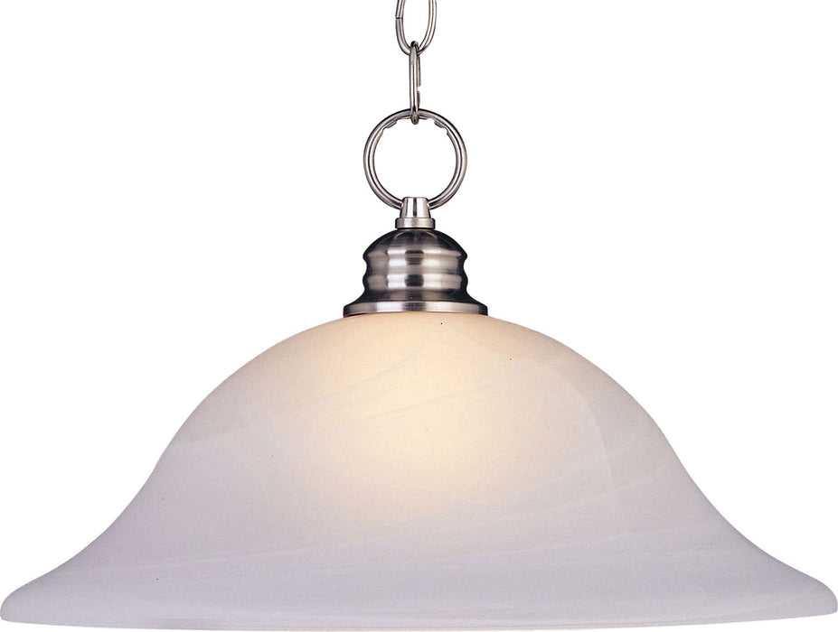 Myhouse Lighting Maxim - 91076MRSN - One Light Pendant - Essentials - 9106x - Satin Nickel