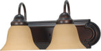 Myhouse Lighting Nuvo Lighting - 60-1264 - Two Light Vanity - Ballerina - Mahogany Bronze / Champagne