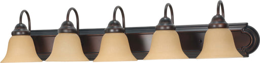 Myhouse Lighting Nuvo Lighting - 60-1267 - Five Light Vanity - Ballerina - Mahogany Bronze / Champagne