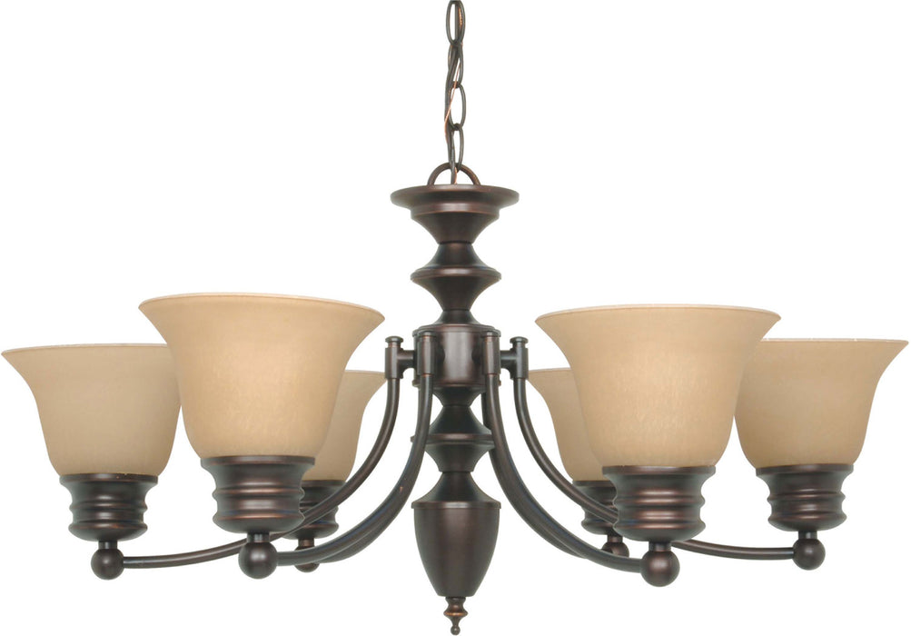 Myhouse Lighting Nuvo Lighting - 60-1274 - Six Light Chandelier - Empire - Mahogany Bronze