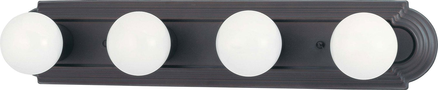 Myhouse Lighting Nuvo Lighting - 60-1285 - Four Light Vanity - Mahogany Bronze