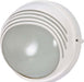 Myhouse Lighting Nuvo Lighting - 60-520 - One Light Outdoor Bulk Head - Die Cast Bulk Heads Semi Gloss White - Semi Gloss White