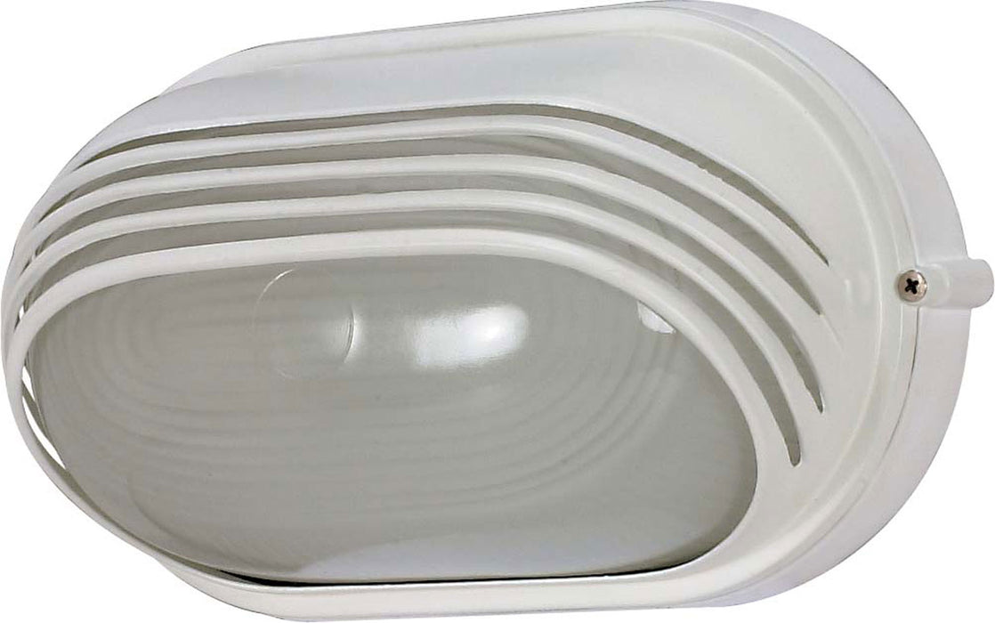 Myhouse Lighting Nuvo Lighting - 60-522 - One Light Outdoor Bulk Head - Die Cast Bulk Heads Semi Gloss White - Semi Gloss White