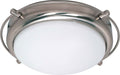 Myhouse Lighting Nuvo Lighting - 60-608 - Two Light Flush Mount - Polaris - Brushed Nickel